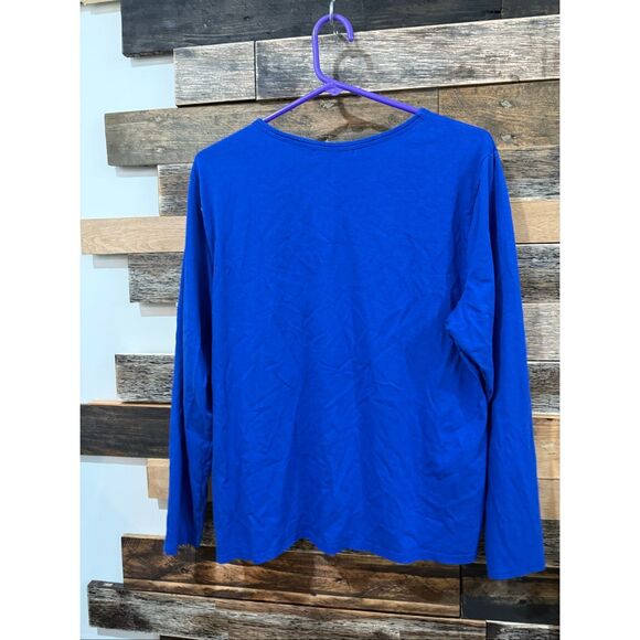 Gudrun Sjoden cotton blue top size XL - Picture 2 of 5